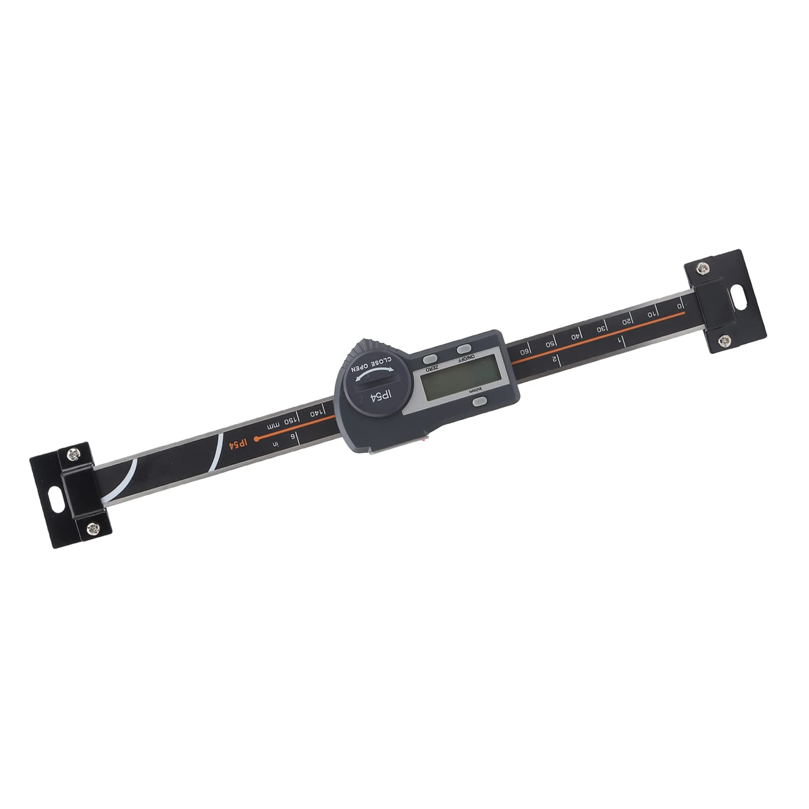 Calibrador Vernier digital Medidor de medición horizontal de 0 a 150 mm Herramienta de medición industrial de precisión con pantalla LCD para máquinas herramienta Aleación de