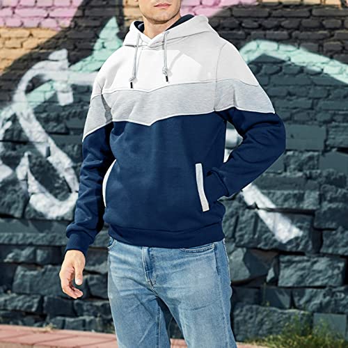 Sweatshirts et sweats à capuche décontractés homme blanc grande taille pull L - 3