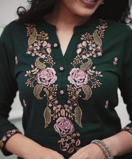 Image of piludi Embroidered Designer Kurta Set for Women | Kurta Pant with Dupatta | Lightweight, Soft and Comfortable Outfit Designed for a Clean and Modern Everyday Look