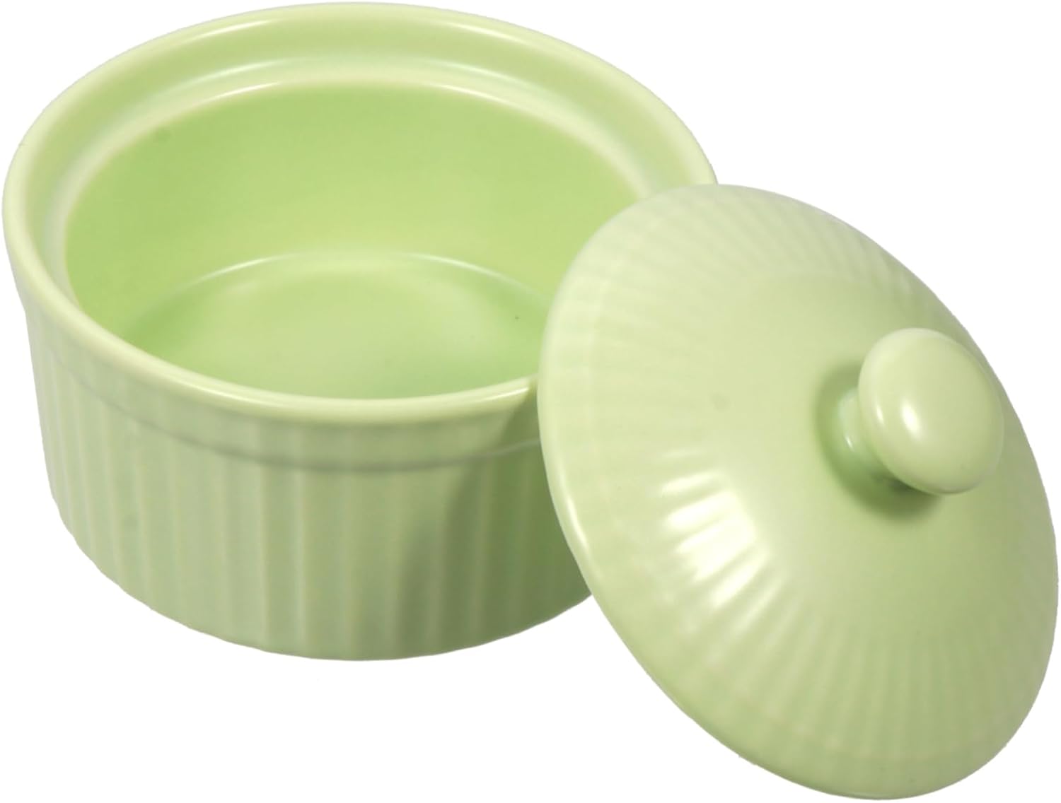Mobestech 1Pc Beautiful Ceramic Bowl with Lid Elegant Dessert Salad Baking Dish Porcelain Design for Home Restaurant Use