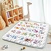 Beavtaens Baby Play Mat, 50x50 Playpen Mat with Super Soft Touch, Activity Mats with Upgraded Anti-Slip Bottom, Machine Washable Crawling Mats for Floor & Picnic (Animal Alphabets) #5