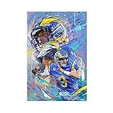 Sarqi Sports Star Poster Matthew Stafford Canvas Poster Bedroom Decor Landscape Prep Room Decor Gift Unframe:12x18inch(30x45cm)