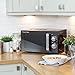 Russell Hobbs RHM1731B Inspire Solo Mikrowelle, 17 Liter, 700W, Schwarz, mit 5 Leistungsstufen, Timer, Auftaufunktion, Leicht zu Reinigen