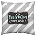 Produktbild H:)PPY life 45104 Baumwoll-Kissen mit Spruch Bester Opa der Welt, 40 cm x 40 cm, Mehrfarbig
