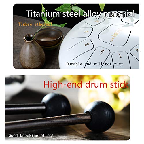 Steel Tongue Drum 12 Inch 13 Tones Hand Drum miniatura 6