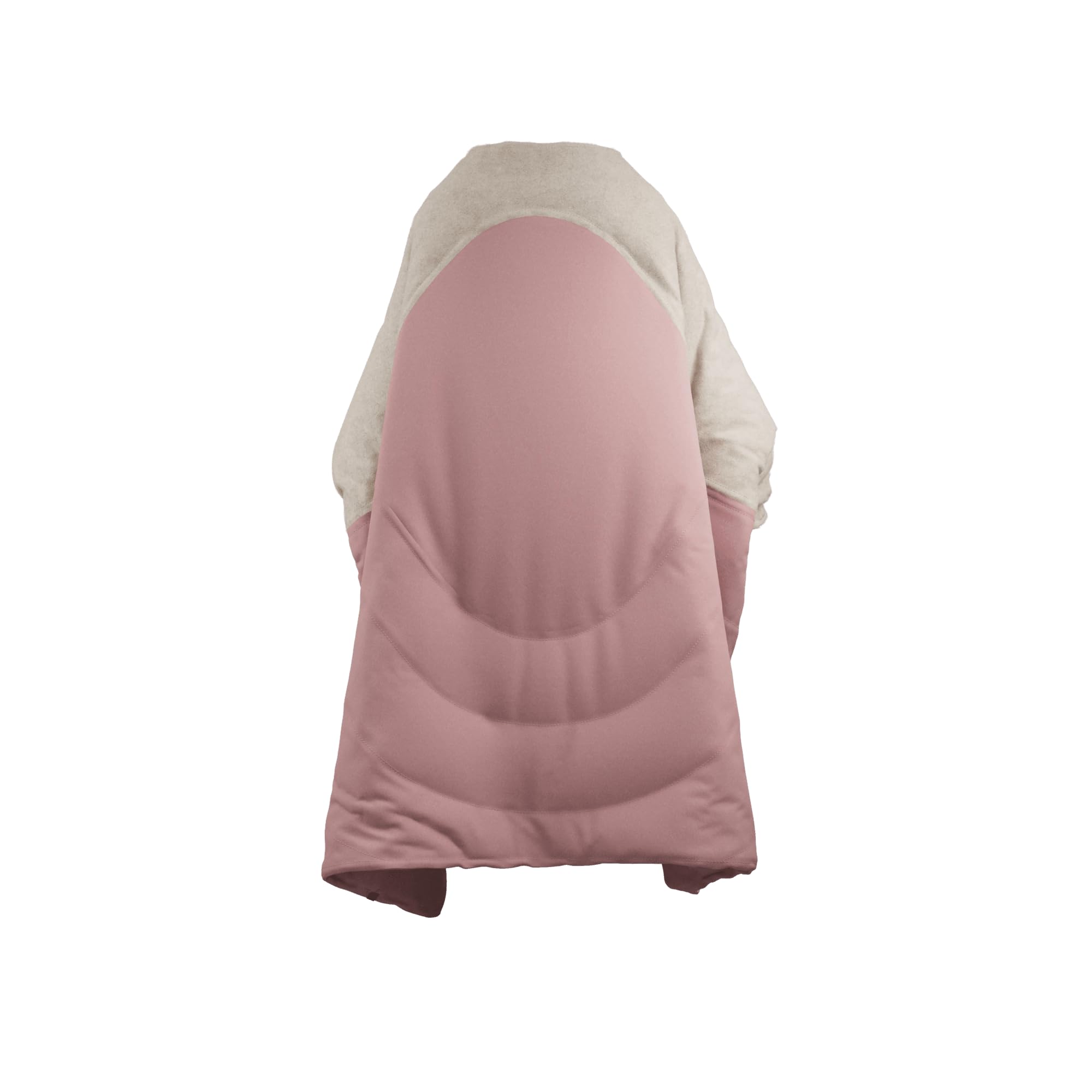 STOOV Huge Hug³ - Heizdecke - Drahtlos - Infrarot-Wärmetechnik - Pro Batterie mit bis zu 5 Std. drahtlose Wärme - 135x180 cm - Original Rosa