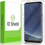 Galaxy S8 Plus Screen Protector, IQ Shield LiQuidSkin Full Body Skin + Full Coverage Screen Protector for Galaxy S8 Plus (S8+) HD Clear Anti-Bubble Film