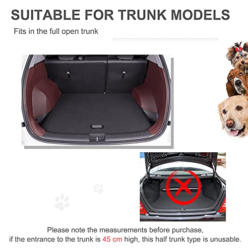 Pawhut Trapeze Collapsible Dog Pet Travel Box Cage Removable Tray 77 x 47 x 55cm - Image 8