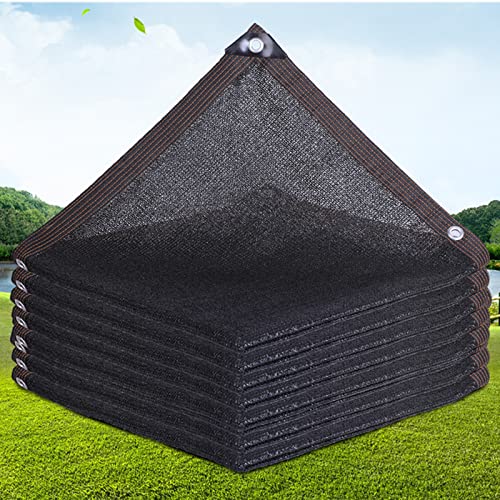 JIAJUTUI001 Malla Sombreadora Negro Sombra Solar Malla Red Resistente a UV Bloqueador Solar Sombra Paño Bloqueador Solar de Malla para Red para jardín o Planta (5x6m(16.40x19.69ft)) Cover