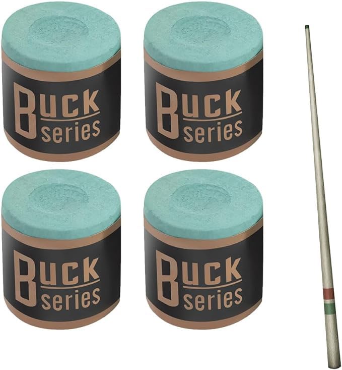 LAWALEISHE 4Pcs Snooker Chalk, Pool Cue Billiard Chalk No-Slip Pool Chalk, Professional Snooker Accessories, Green Dry Powder Cue Chalk, for Tournaments Equipment Bars Home Sports Hobbies