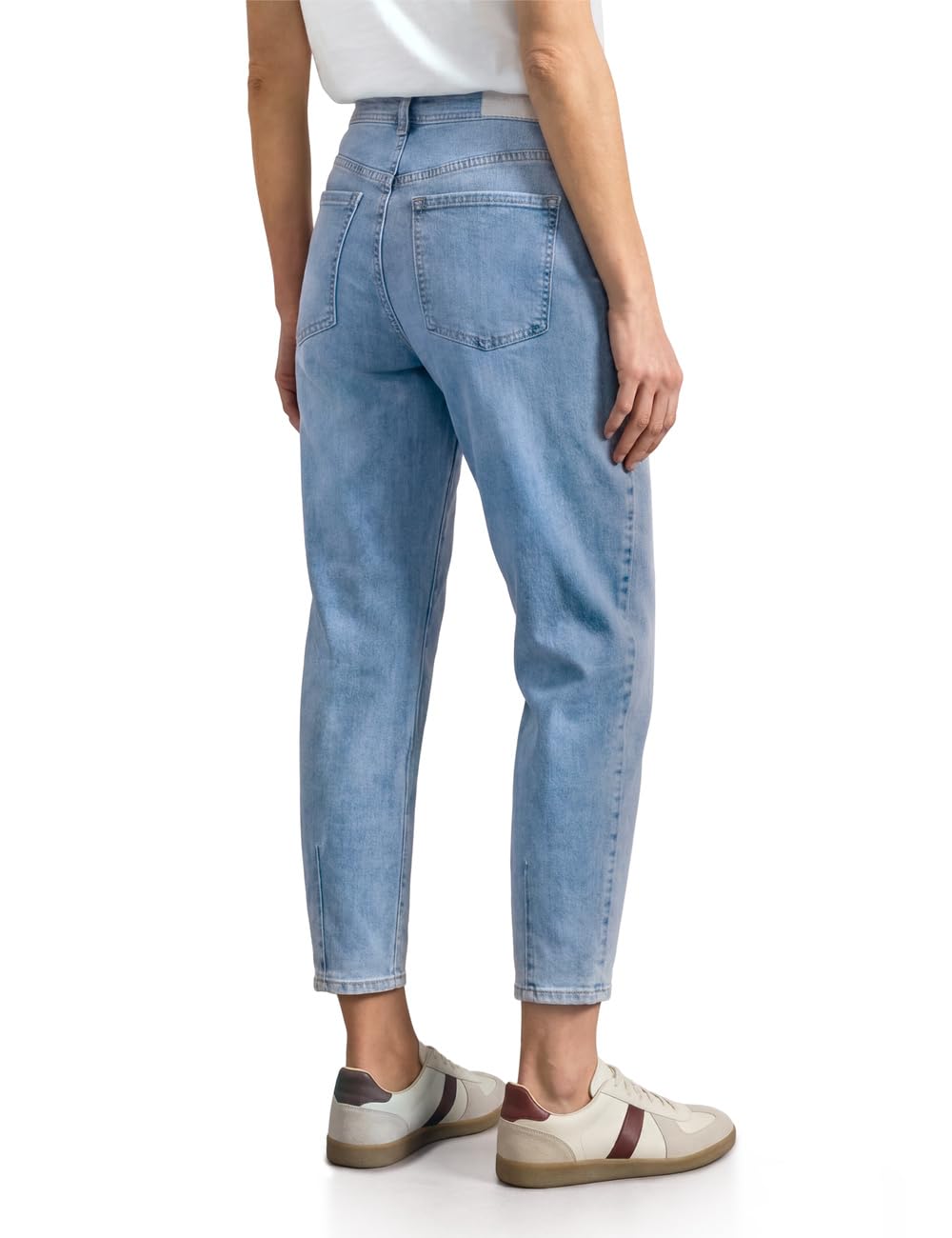 Street One Damen High Waist Barrel Leg Jeans im Loose Fit 3818414