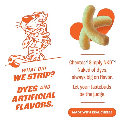 Image of Simply NKD Snacks, 4 Flavor Variety Pack, Single Serve Bags (21 Pack), No Dyes, No Artificial Flavors, Cheetos, Doritos