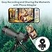 opaita 25-75X80 Spotting Scope for Shooting Hunting - Spotter Scopes with Tripod Phone Adapter Waterproof HD Scope for Target Shooting Bird Watching