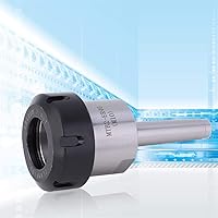 Vista 3 de ER40 M10 Collet Chuck Holder Morse Taper MT2 Shank Holder para CNC Torno Molino Tallado Máquina