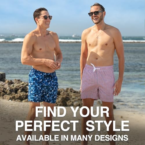 Image of Kanu Surf Men's Big Viper Extended Size Stripe Swim Trunk