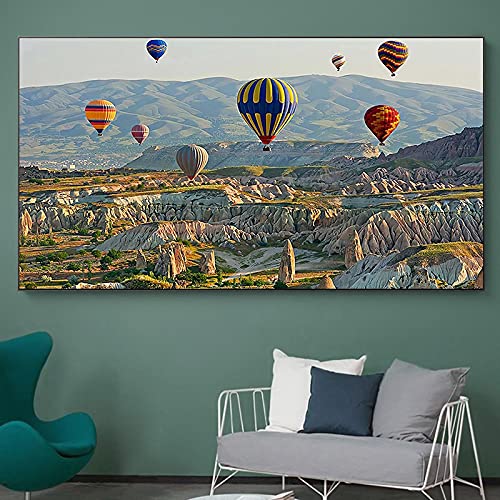 Affiche impression et affiches montgolfière décoration murale sans cadre