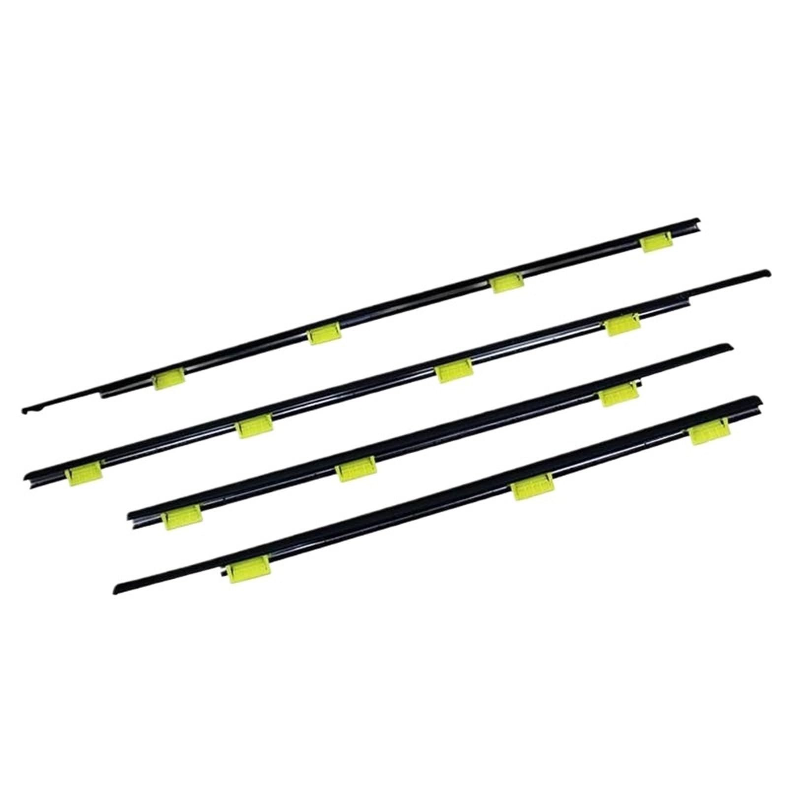 for CRV 2002-2022 4pcs Car Window Glass Sealed Strip Side Window Wheatherstrip ATGCBCAUF(for 02-06)