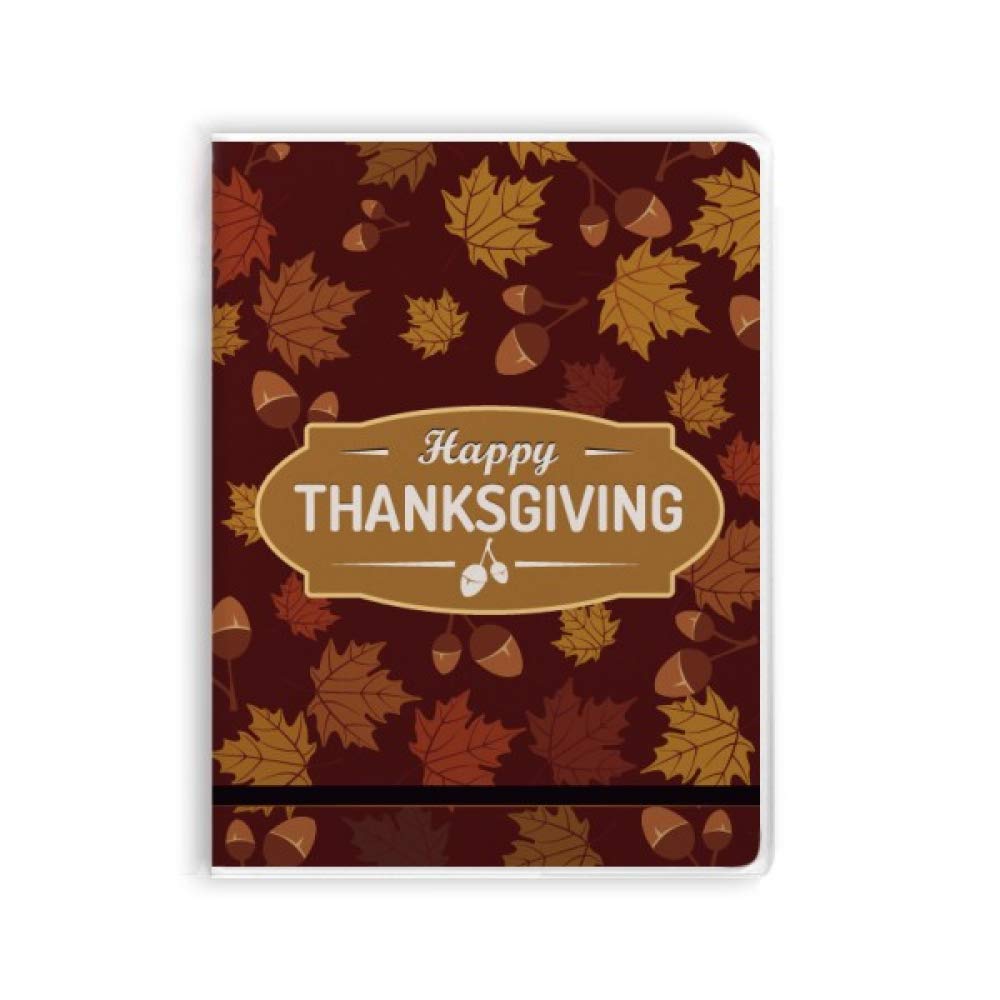 Carnet de notes motif Thanksgiving à couverture souple à offrir pour célébrer l'automne