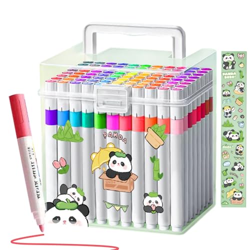 Dioeazh Rotuladore Para Niños, Marcador Acrílico, Rotuladore Lavables, Profesionale, Para Uso En Diseño, Renderizado, Cómics, Proyectos De Bricolaje, 60, 80, 120 Colores