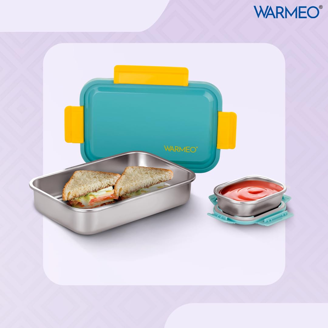 WARMEO Stainless Steel Lunch Boxes - Set of 2 -2