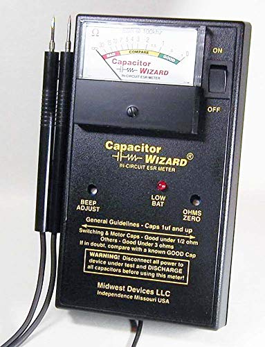 Capacitor Wizard Analog ESR Tester with Over-Stress Protection