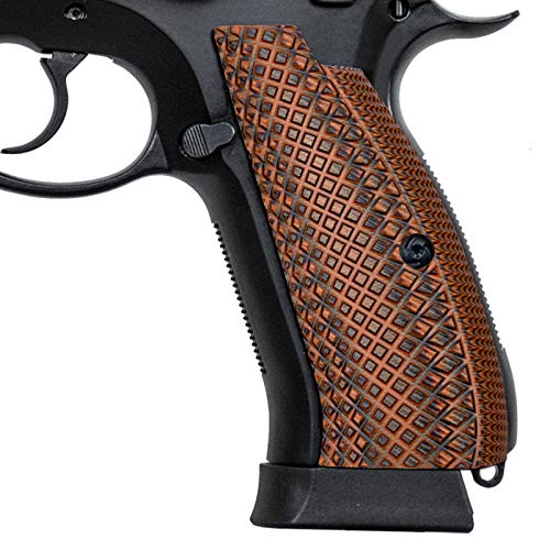 Guuun CZ 75 SP-01 Grips Full Size G10 CZ Grip Crosscut Texture