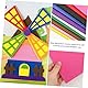 FONDOTIN 10 Stücke Schaumstoffpapiergemischten Farben Dickes Bastelmaterial für Projekte Scrapbooking und Kreative Handarbeiten Ideal für Kinder und Bastelarbeiten