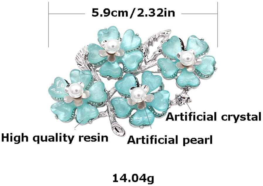 Spilla Da Lapis Foglia Di Loto Con Perle E Strass | Accessorio Elegante Per Donne | Regalo - Foto 13