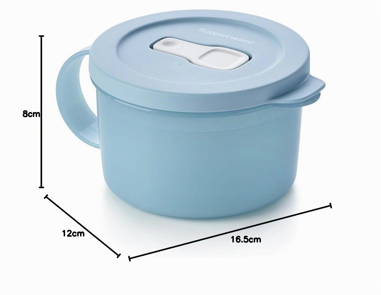 Tupperware Essentials Store, Serve & Go Tasse à soupe 520 ml – Portable et facile à transporter – Conservez, réchauffez et servez des soupes ou des boissons chaudes – Une excellente idée cadeau –