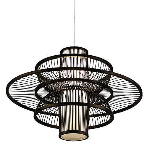 Fine Asianliving Pendelleuchte Hängelampe Bambus Handgefertigt - Nicholas...