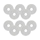 FLSBMVORA Pack of 10 Mop,Compatible for Dreame, L10s Ultra/L10s Pro Ultra/L20 Ultra/L10s Pro Ultra Heat Vacuum Robot, Washable