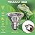 LumiGo UVA UVB Bulb Tortoise Heat Lamp, Turtle Heat Bulb, Vivarium Bulb, 75W Basking Bulb, E27 Reptile Heating Bulb Dimmable for Snake, Bearded Dragon, Lizard, Gecko, Ball Python, Pack of 1