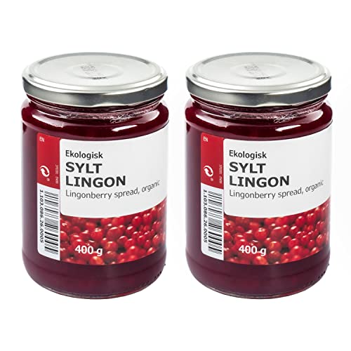 IKEA SYLT LINGON Swedish Lingonberry Fruit Spread, Organic - Set ...
