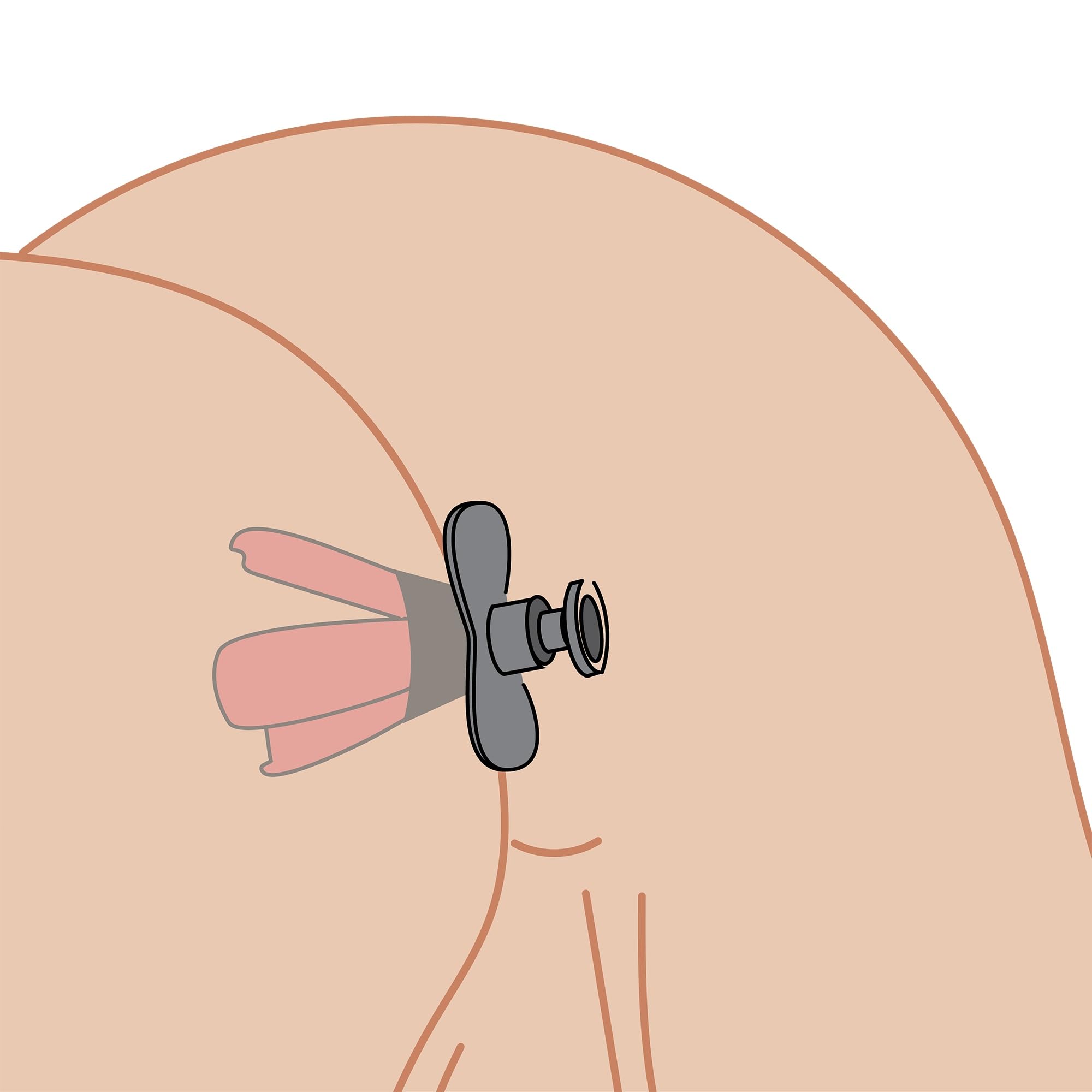 Plug anale bloccabile - Anal Master - L'originale