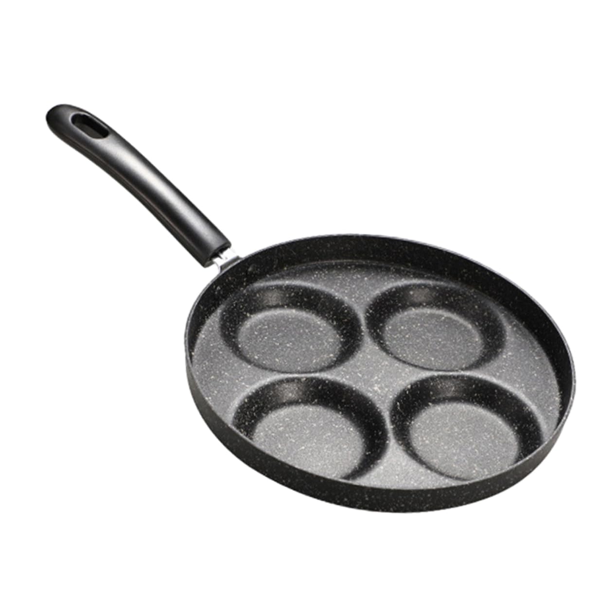 OUNONA Cup Nonstick Frying Pan Omelette Pan for Cooking Eggs Pancakes Sliders Heat Resistant Kitchen Cookware for Fun Meals