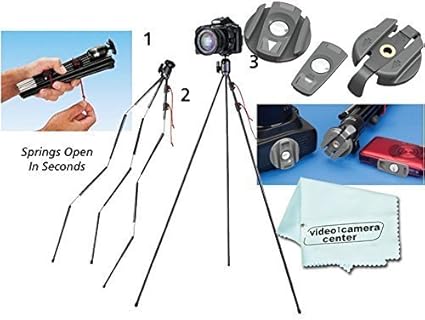 Amazon Co Jp Tamrac Tr404 Zipshot Mini Tripod Black Tamrac A1 Zipshot Camera Quick Release Accessory Kit By Tamrac 並行輸入品 Electronics