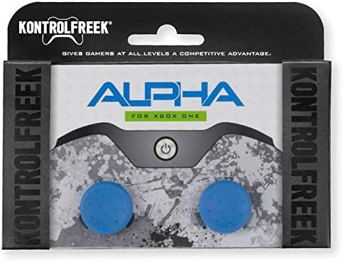 Kontrol-Freek. FPS Freek Alpha Blue Thumbstick for Xbox One| 2 Low Rise Concave