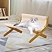 Bothyi Cat Lounge Chair, Cat Hammock Bed, Resting Large Scratching Chair Cats Raised Bed Pet Cot for Puppy Rabbit Dogs Small Animal, Sisal