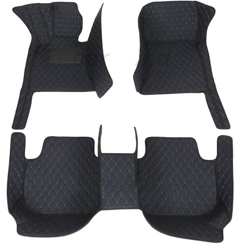 YYYYDS Tappetini Auto per Hyundai Grand Santafe 2013-2017,Antiscivolo Tappetini in Gomma per Auto,su Misura Auto Accessori,Tappeti Auto,D