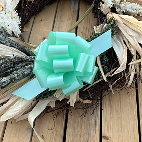Easter Gift Basket Pull Bows - 5" Wide, Set Of 9, Christmas, Pink, Green, Blue, Lavender, Yellow, Pastels, Birthday, Presents, Wreath, Swag, Spring, Pride, Baby Shower, Decoration, Classroom, Office #TOP6