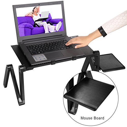 Jaketen 360 Degree Adjustable Foldable Laptop Desk Multi-Functional Notebook Bed Desk #TOP3