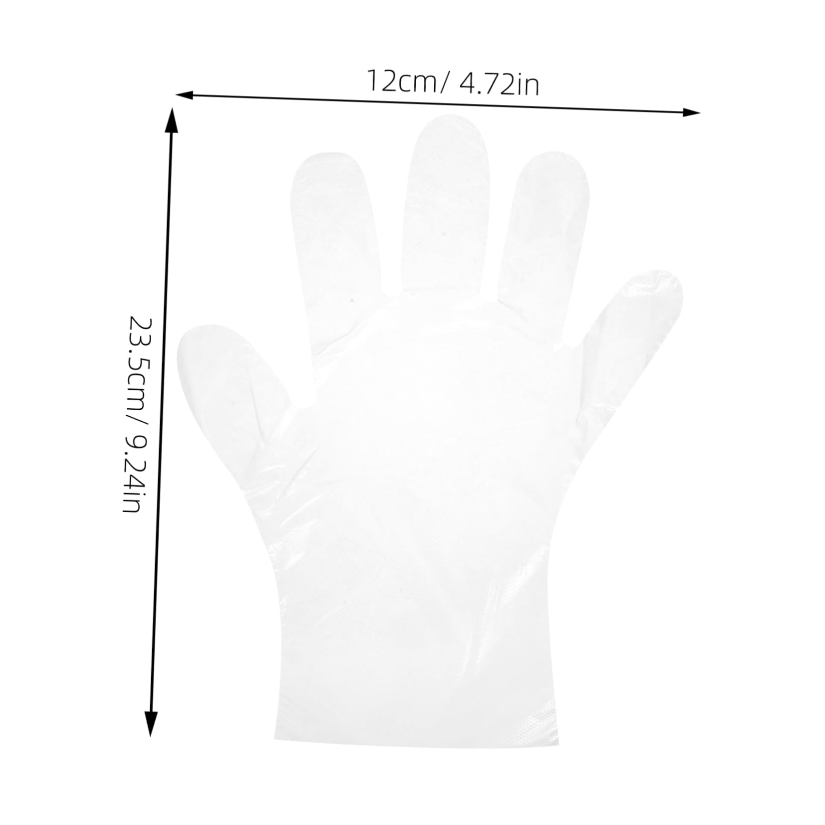 LIFKICH 320pc Disposable Gloves for Kids Dish Gloves Pe Plastic Thickened Multi-functional for Kitchen Cleaning Baking Tattoo Odorless for Home Restaurant