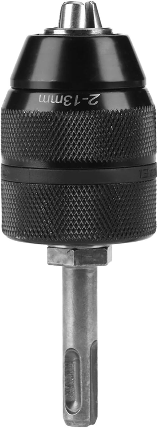 Adapter SDS, wszechstronna kompatybilność, adapter SDS Plus, szybkozaciskowy uchwyt wiertarski, pojemność 13 mm, do wiertarek udarowych i śrubokrętów, gwint 1/2-20UNF (3)