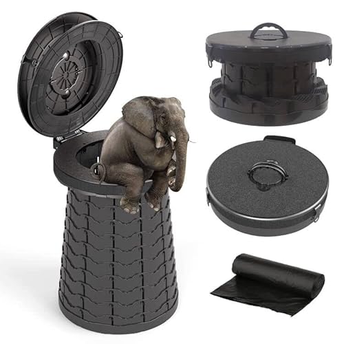 Warm Y 2022 XXL Retractable Portable Camping Toilet