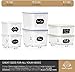 Chef's Path Airtight Food Storage Containers with Assorted Lid Colors, Pack of 6, Kitchen and Pantry Canisters for Flour, Sugar, and Baking Supplies, Includes Measuring Spoons, Labels, and Pen