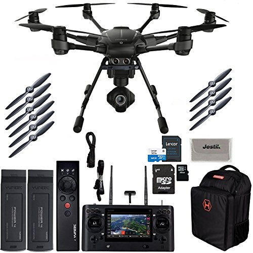 Yuneec Typhoon H PRO Hexacopter with Intel RealSense Collision Avoidance Drone with CGO3+ 4K Camera, - //coolthings.us