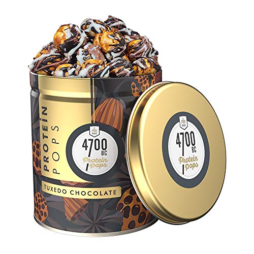 Image of 4700BC Protein Pops (Makhana), Tuxedo Chocolate, Tin, 175Gm