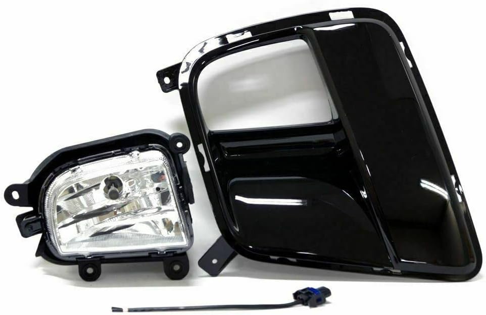 Mobis Genuine Fog Light Lamp LH RH Set with Cover and Wire Compatible with Forte Koup, Cerato 10~13