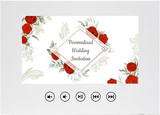 SLIDY Custom-Made Wedding Invitation Video Greeting Card – Elegant Digit...