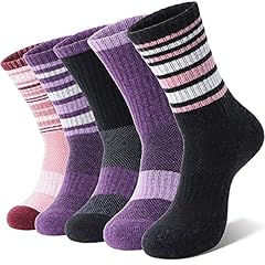 Purple/Black/Pink(5 Pairs)